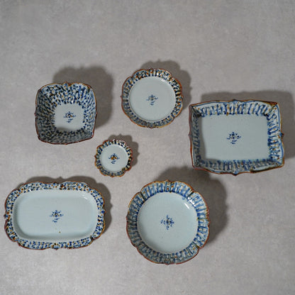 陶房遊 錆青　 輪花長方角鉢　商品画像9枚目