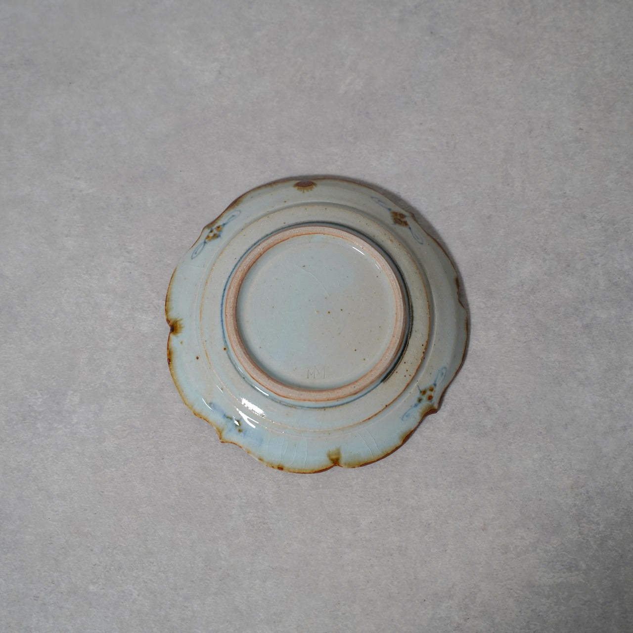 陶房遊　錆青　輪花リム皿5.5寸　商品画像3枚目