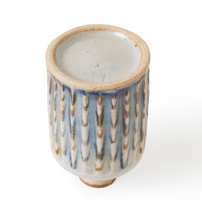 陶房遊　錆青　花器　筒　商品画像4枚目
