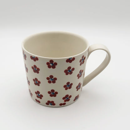 すこし屋　切立マグ　赤小紋　商品画像2枚目