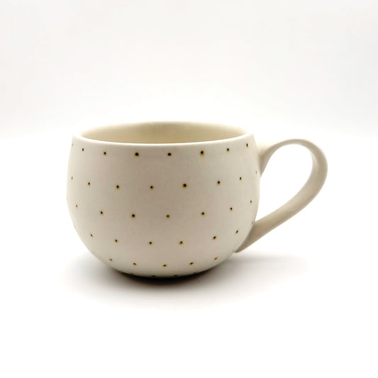 すこし屋　丸マグカップ　鉄ドット　商品画像1枚目