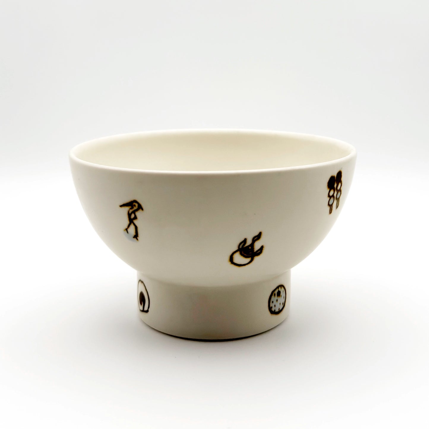 すこし屋　ごはん茶碗（大）道後尽くし　商品画像1枚目