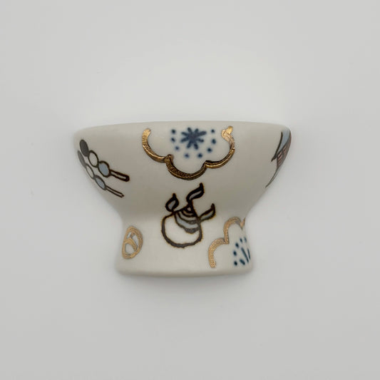 すこし屋　箸置き（茶碗型）　道後梅　商品画像1枚目