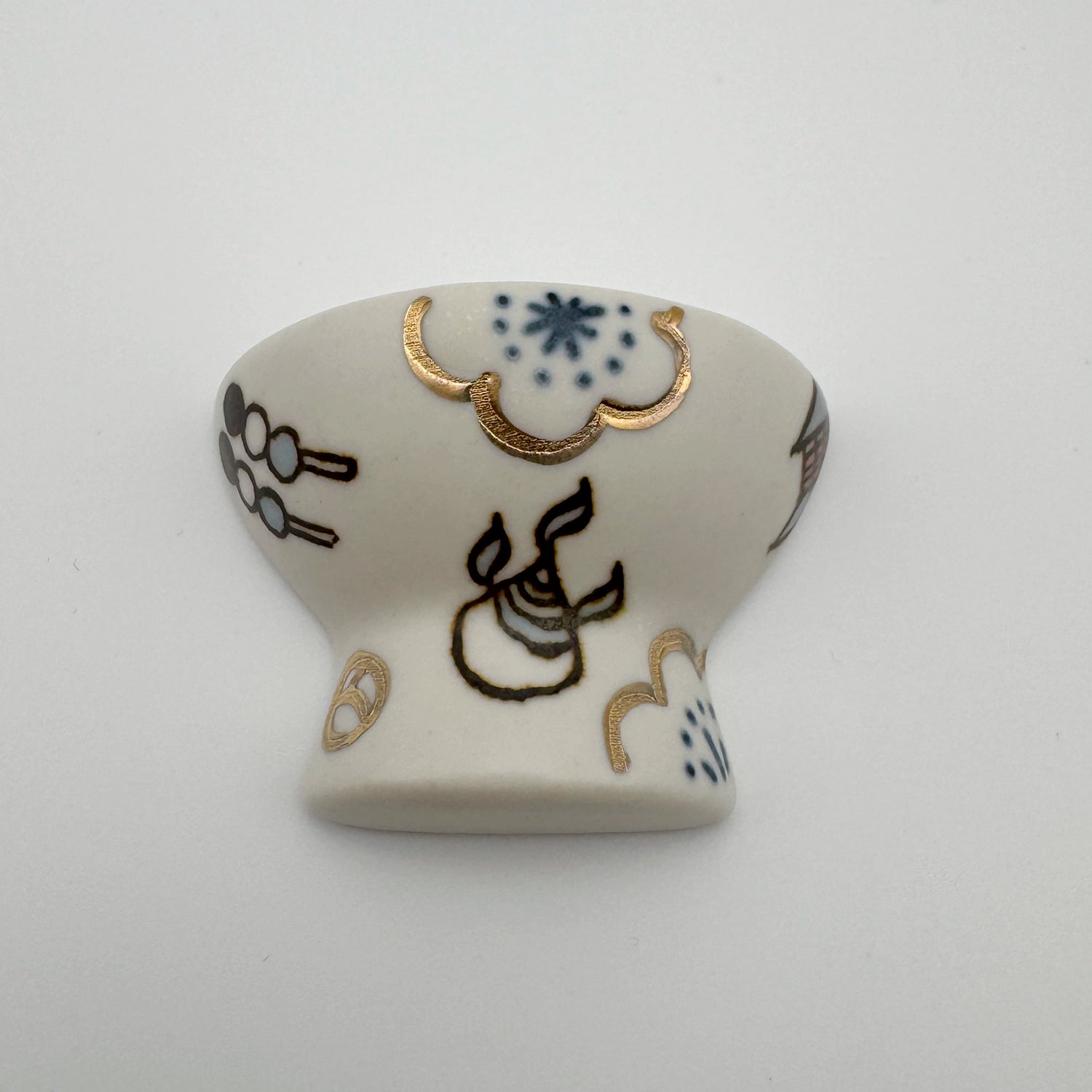 すこし屋　箸置き（茶碗型）　道後梅　商品画像2枚目