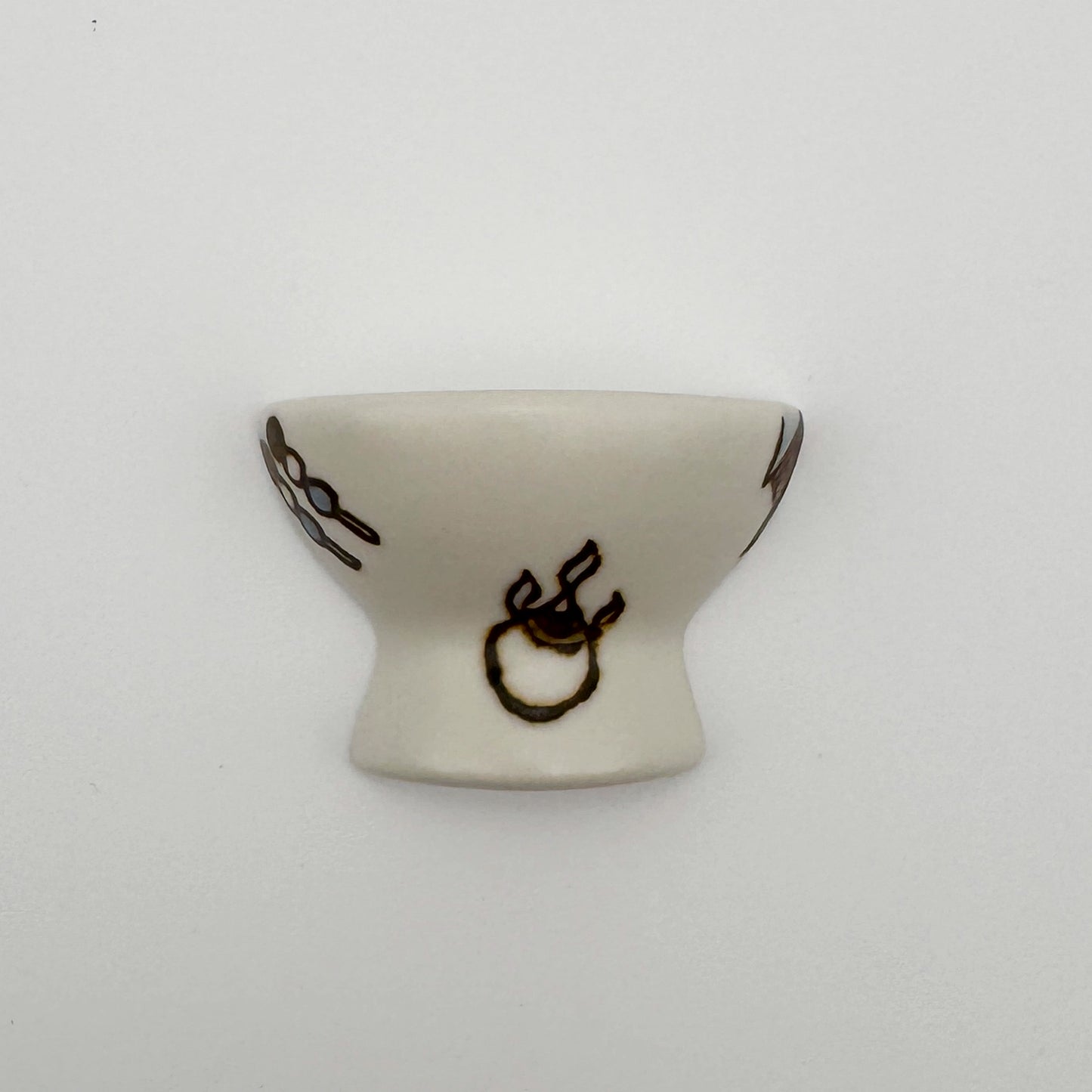 すこし屋　箸置き（茶碗型）　道後尽くし　商品画像1枚目