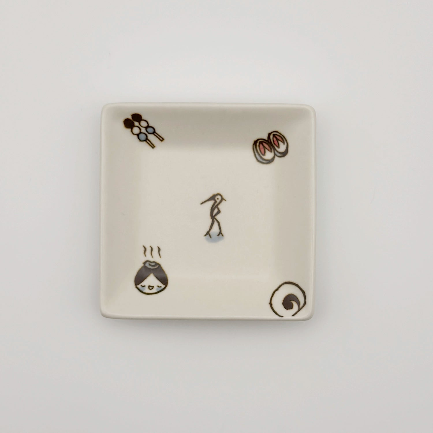 すこし屋　角皿（小）　道後尽くし　商品画像1枚目