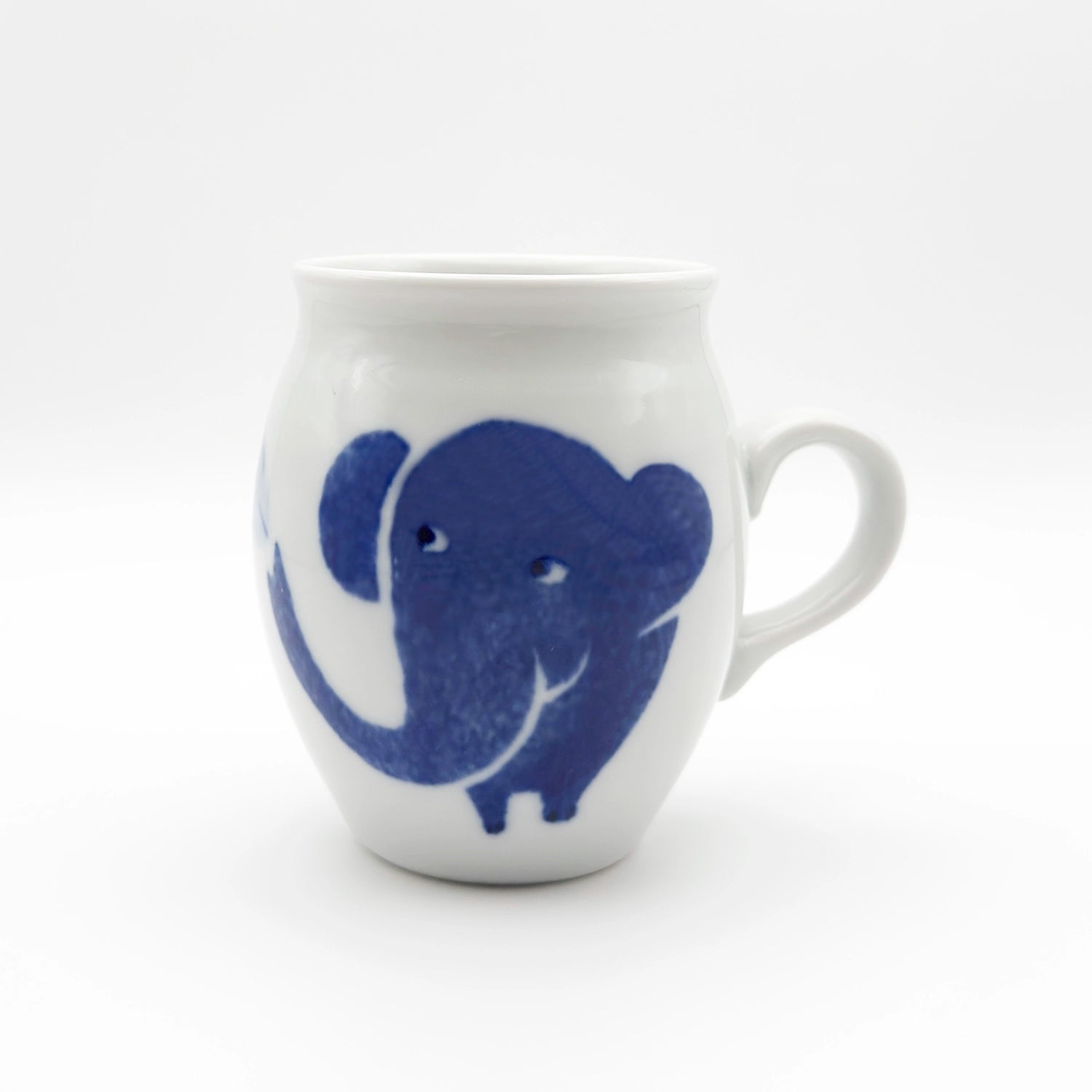 きよし窯　幸せの青いぞう　マグカップ　　商品画像1枚目