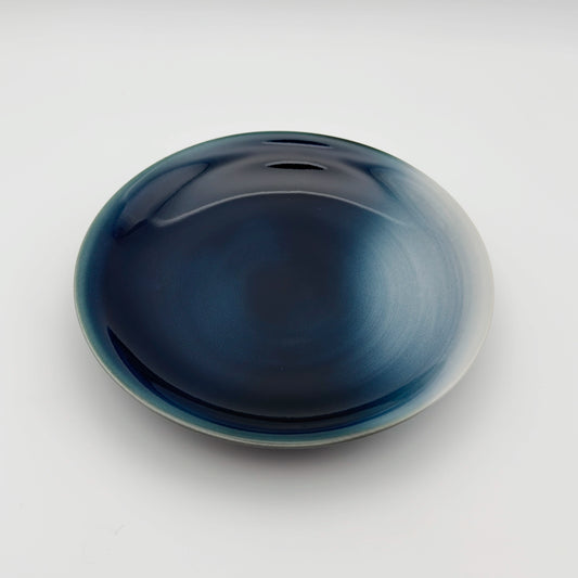 ヨシュア工房　5寸丸皿　深海　商品画像1枚目