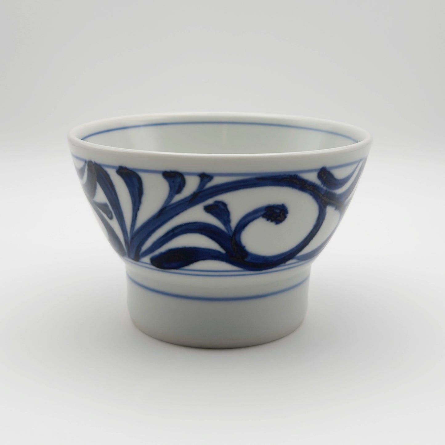 梅山窯　くらわんか（大）　唐草　商品画像1枚目