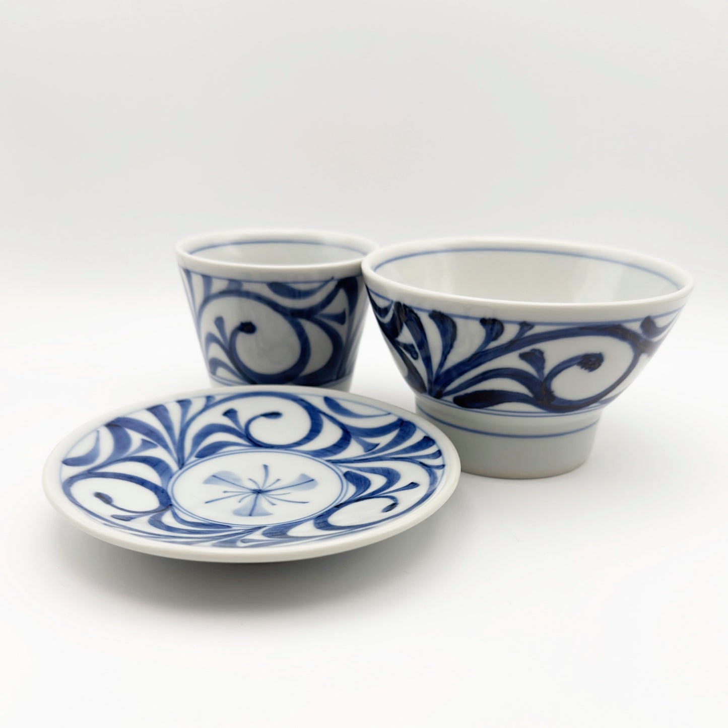 梅山窯　くらわんか（大）　唐草　商品画像5枚目