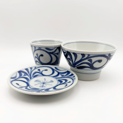 梅山窯　くらわんか（大）　唐草　商品画像5枚目