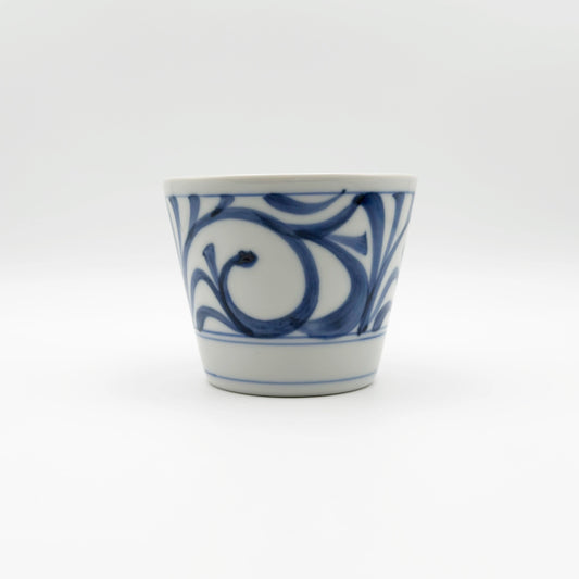 梅山窯　そばちょこ　唐草　商品画像1枚目