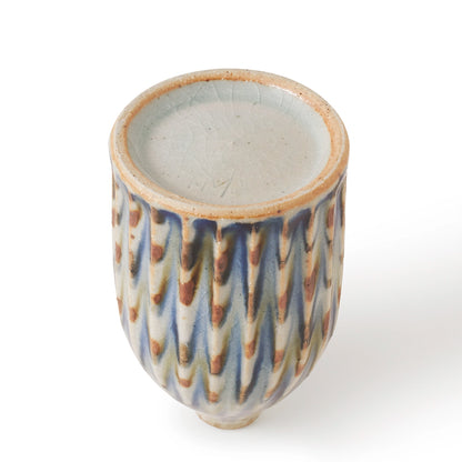 陶房遊　錆青　花器　丸　商品画像4枚目