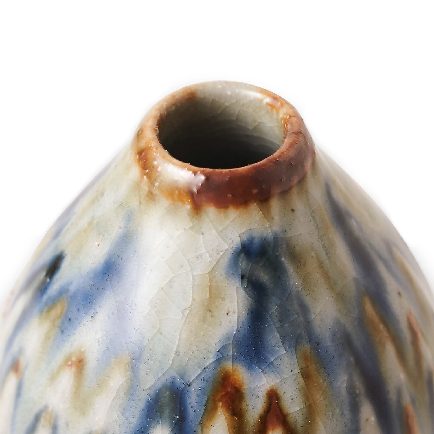 陶房遊　錆青　花器　丸　商品画像5枚目