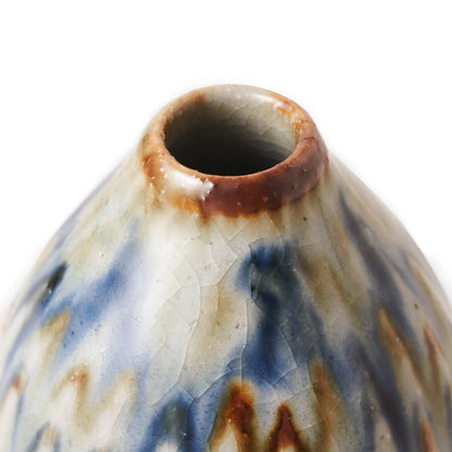 陶房遊　錆青　花器　丸　商品画像5枚目